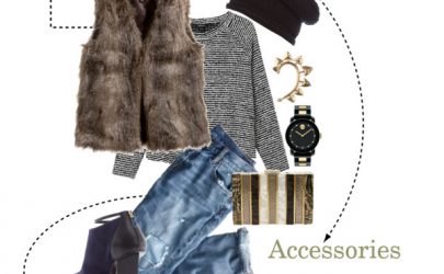 Fur accents by gabi-breitenbach featuring ceramic watches